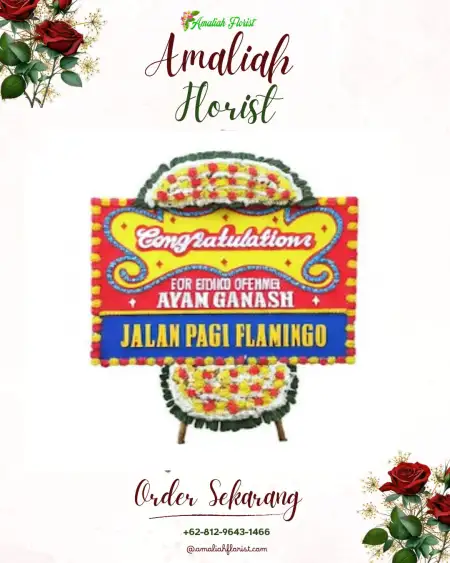 Sewa Papan Bunga Dasan Cermen